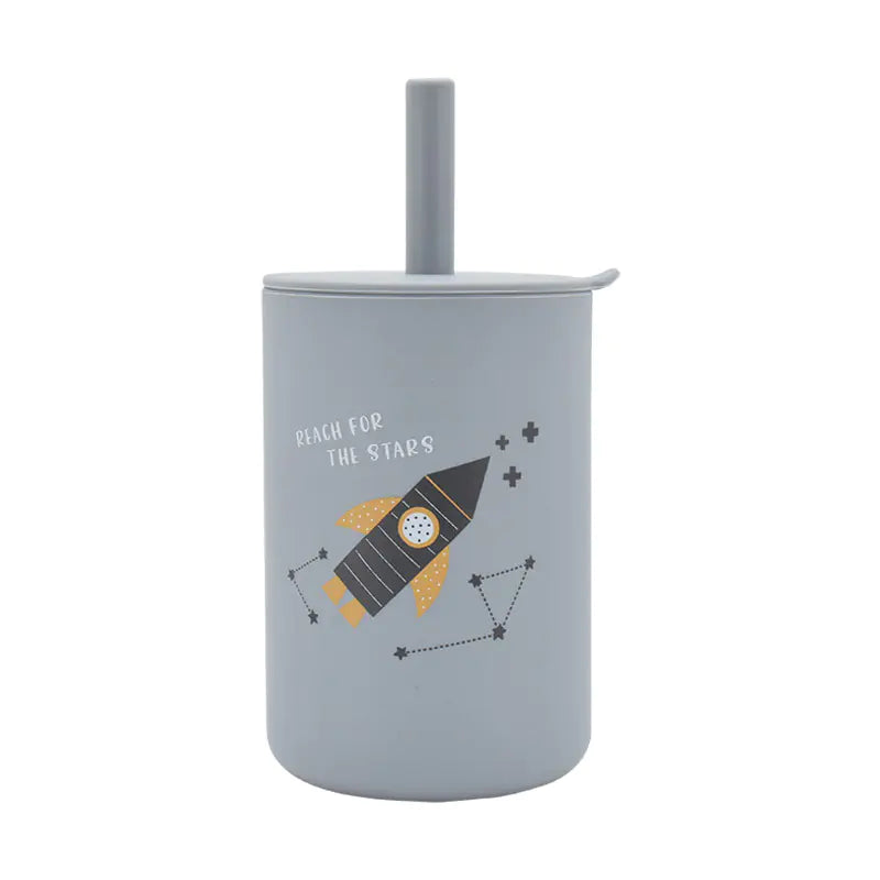 Leak proof Silicone Drinking Cup for Babies and Children