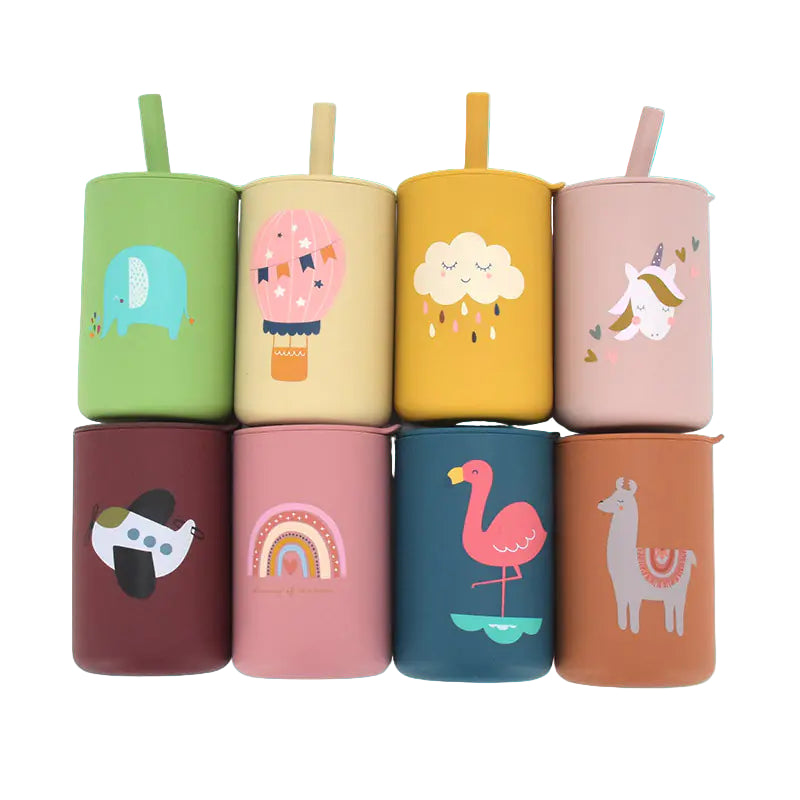 Leak proof Silicone Drinking Cup for Babies and Children